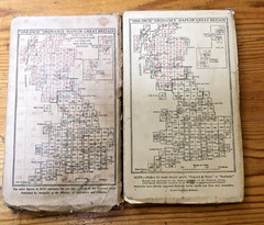Ordnance Survey Maps 1″ Minehead Frome Newquay Bude Barnstable Exeter Weston