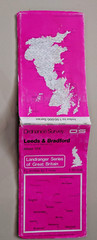 Leeds & Bradford Ordnance Survey Landranger Map 1:50000 Sheet 104 1979