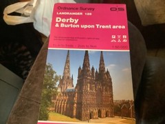 OS, Ordnance Survey Landranger map, no:128, Derby & Burton upon Trent Area