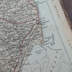 “Road Atlas of Great Britain” Johnston (c.1940 WWII Control of Maps Order)
