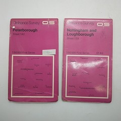 Job Lot Maps X11 – E & W Midlands -Ordnance Survey 1:50000 + Guide Map Stratford
