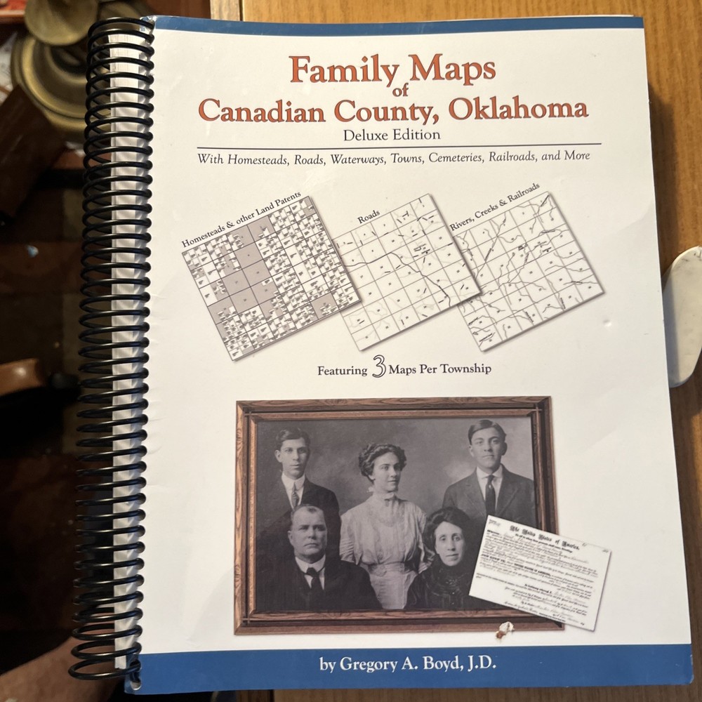 Genealogy Family Maps Cemetery Canadian County, Oklahoma OK