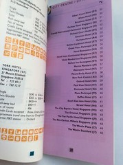 Vintage Travel Guide with Map – Hotels 1999 Singapore New Asia by Tourism Board