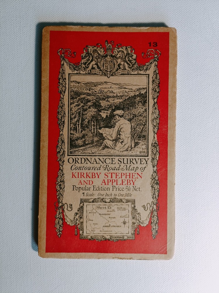 Ordnance Survey Popular Edition – Kirkby Stephen and Appleby 1930 1 inch 1 mile