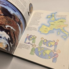 Childcraft Picture Atlas 1989 World Book International Hardcover World Map Book