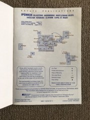 2001 Ipswich & Surrounding Local Red Book Street Maps With Index