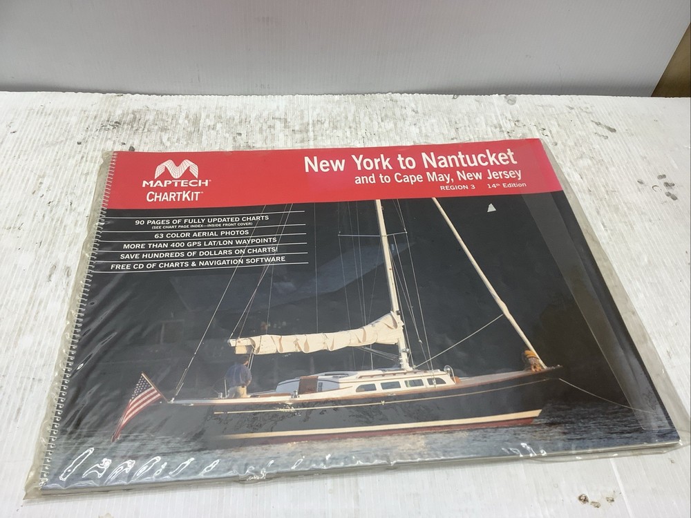 Maptech Chartkit New York To Nantucket, Region 3, 14th Edition