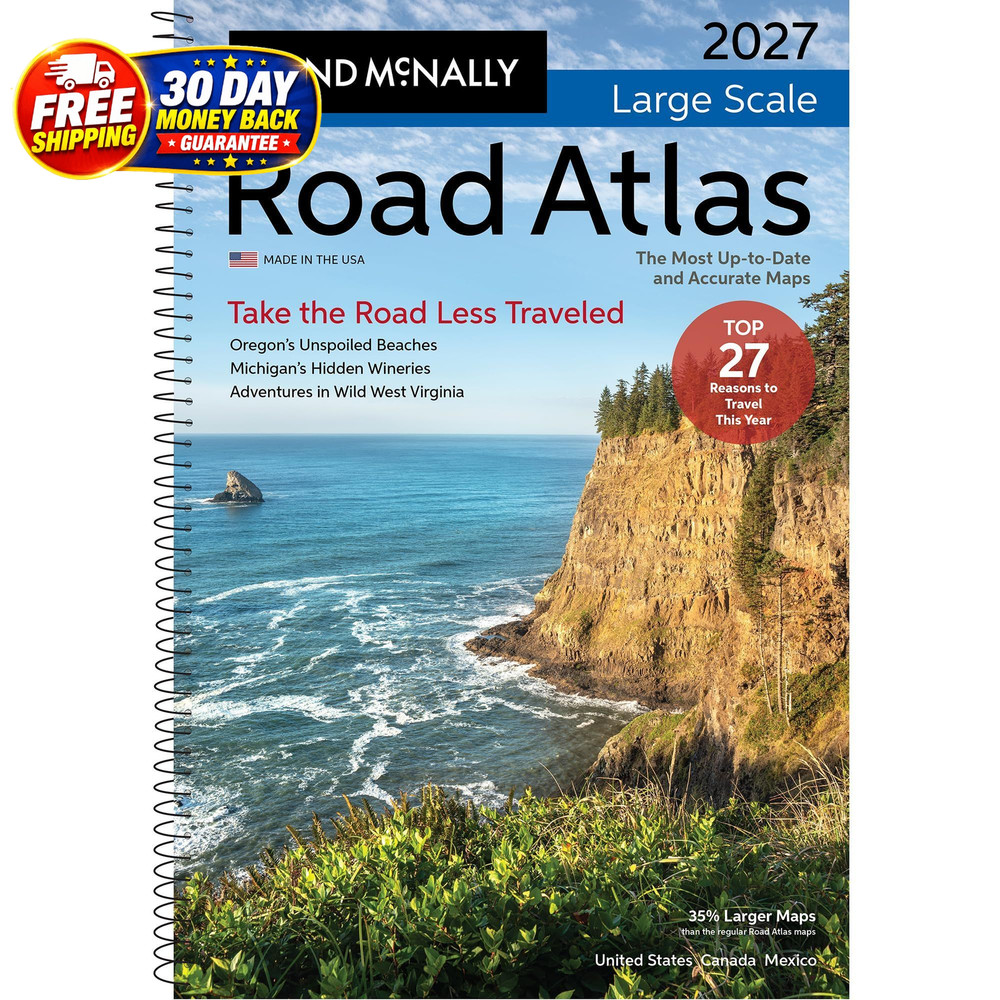 Rand McNally 2027 Large Scale Road Atlas