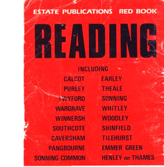 READING STREET PLAN (vintage)