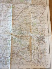 1953 Ordnance Survey One Inch Seventh Series Map 156 Bristol And Stroud