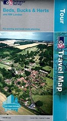 Beds, Bucks and Herts, North West London… by Ordnance Survey Sheet map, folded