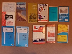 Vintage Streetmap Bundle (12) and others Havant,Basingstoke,Salisbury,Torbay….