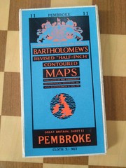 Bartholomew’s Cloth Map Revised Half Inch Pembroke Sheet 11