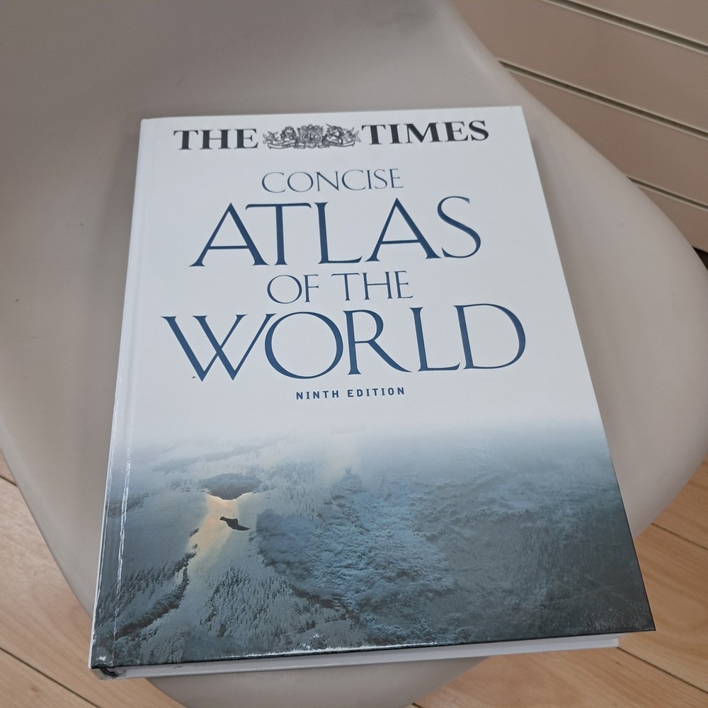 The Times Concise Atlas of the World Ninth Edition Large Hardback Reference Book