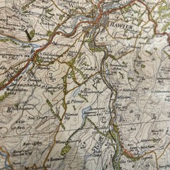 HAWICK & ESKDALE Scotland Ordnance Survey 1 In Sh 85 Popular Edition 1945 CLOTH