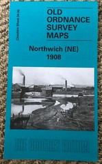 Godfrey Edition Old Ordnance Survey MAP of NORTHWICH NE 1908 Ches Sheet 34.6 NEW