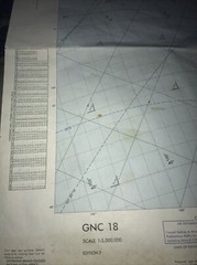 Gb35- Rare Global Navigation And Planning Chart, GNC 18 Edition 7