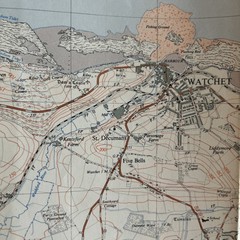 WATCHET Ordnance Survey Sheet ST04 Two & Half Inch MAP 1962 Williton Carhampton