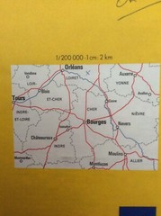 Michelin Map 238 Centre Berry – Nivernais 1:200,000 1 cm to 2 km 1985, List 232
