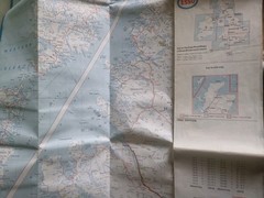 Esso 1983 Petrol Map Northern Scotland No 7 Vintage Original Scottish Highlands