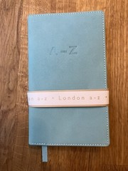 Luxury Boxed Leather London A-Z Petrol Blue – Christmas Gift