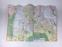 ROUEN Plan De Ville, Plan Guide Blay ~ French Language ~ 1995