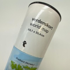 Vendenskort World Map. Poster World Map. NEW Map Of The World