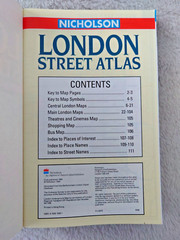 Nicholson London Street Atlas & Index 1994, Paperback