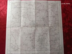 Vintage Ordnance Survey Map Barningham Norfolk TG13 OS 1:25,000 First Series 60s