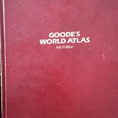 Goode’s World Atlas Rand McNally 16th Ed. 1983 Hardcover