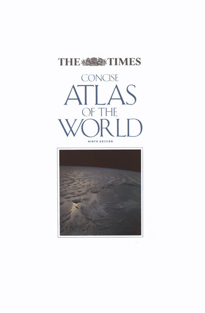 HarperCollins, UK : “Times” Concise Atlas of the World FREE Shipping, Save £s