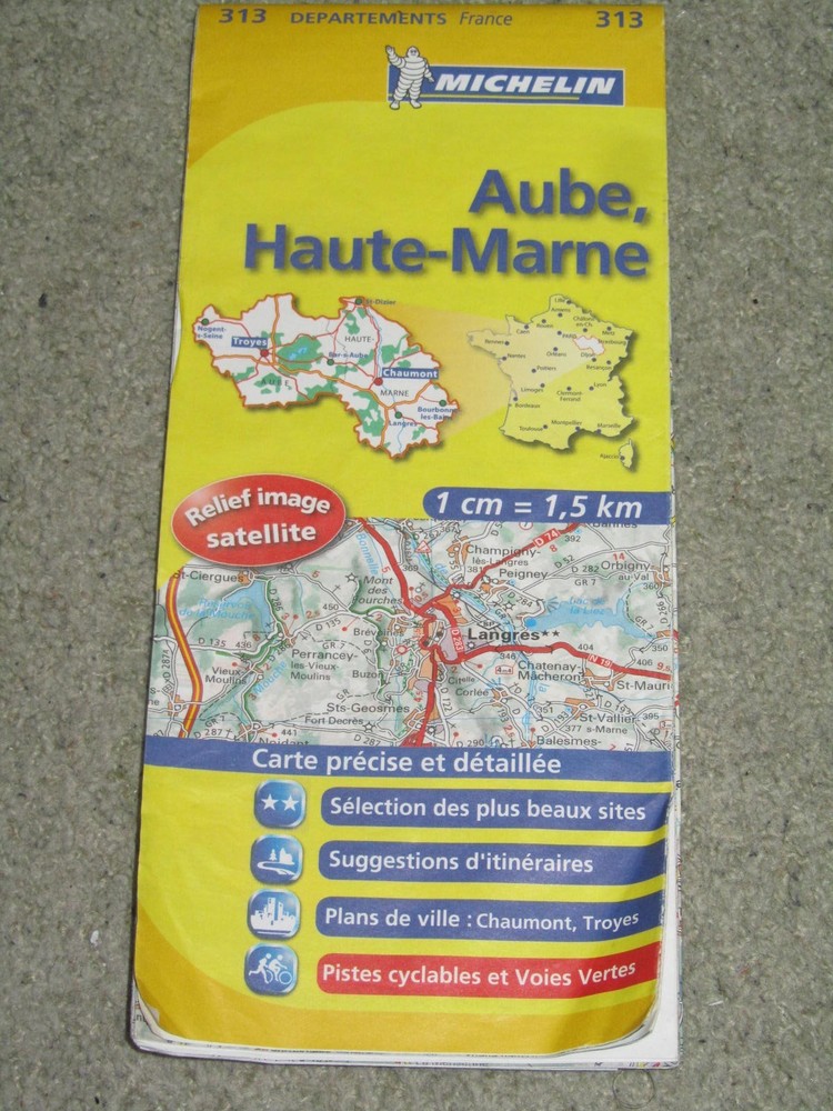 France – Michelin Local Maps – choice of sheets 313-337 – 2002-2013 good condit