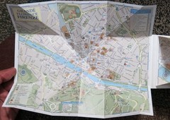FLORENCE Pop Out Special Edition Double Folded Map 1998