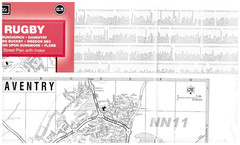 RUGBY Street plan with index – by Barnett’s circa 2010