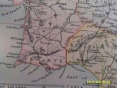 Antique Map. SPAIN & PORTUGAL. c1900. VG.