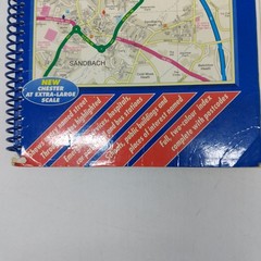 Philip’s Street Atlas x3 Cheshire, Shropshire, Staffordshire PB Spiral 1998-2004