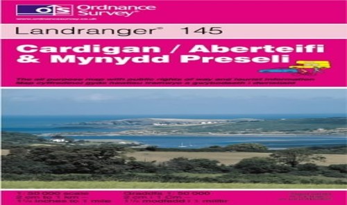 Cardigan and Mynydd Preseli (Landranger … by Ordnance Survey Sheet map, folded