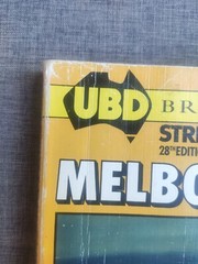 UBD Broadbents Melbourne Street Directory 28th Edition 1988 Softcover Book