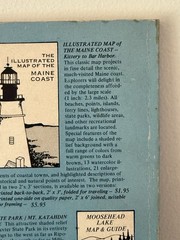DeLorme Maine 115 Fishing Maps Lakes, Ponds, Counties, Towns, Depths, Fish 1980