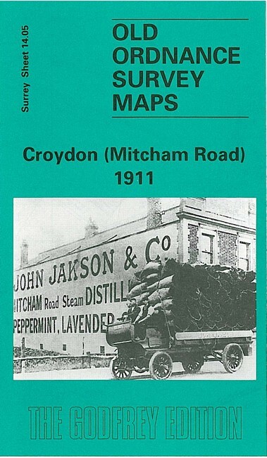 Croydon (Mitcham Road) 1911 Surrey Sheet 14.05 by John W Brown