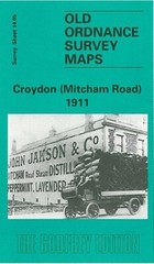 Croydon (Mitcham Road) 1911 Surrey Sheet 14.05 by John W Brown