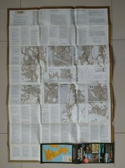 English Lakeland Leisure & Holiday Planning Map Chart 1978 Cumbria Tourist Board
