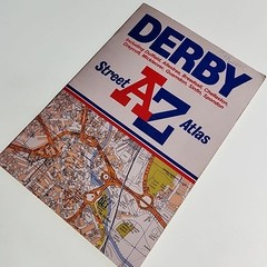 Derby Street AZ Atlas 1991 Paperback Book