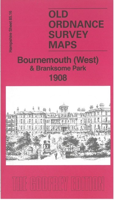 Bournemouth (West) & Branksome Park 1908 Hampshire Sheet 85.16 by Tony Painter