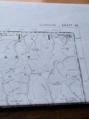 Sheet 30 Ordnance Survey 1st Edition Facsimile Glasgow Greenock