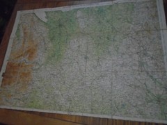 Bartholomew’s map of England and Wales sheet 12 cheshire