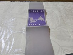 ❤️Vintage 1991❤️Atlantic Provinces Maritimes at a Glance Map❤️RARE PLEASE LOOK❤️