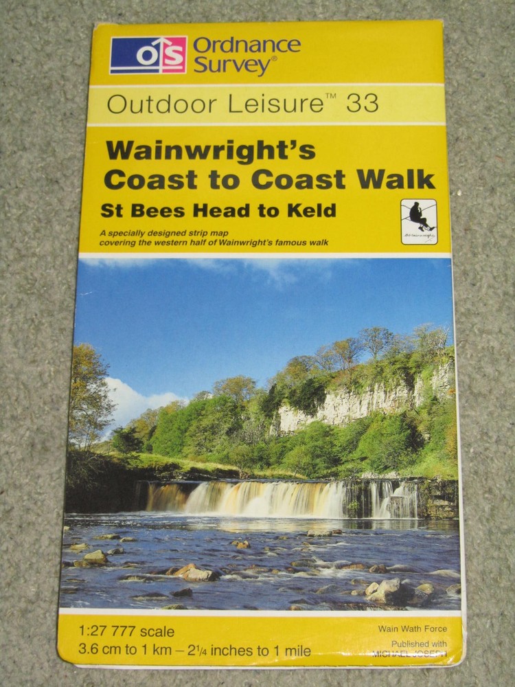 OS Ordnance Survey Outdoor Leisure 33 & 34 – Wainwright’s Coast to Coast Walk