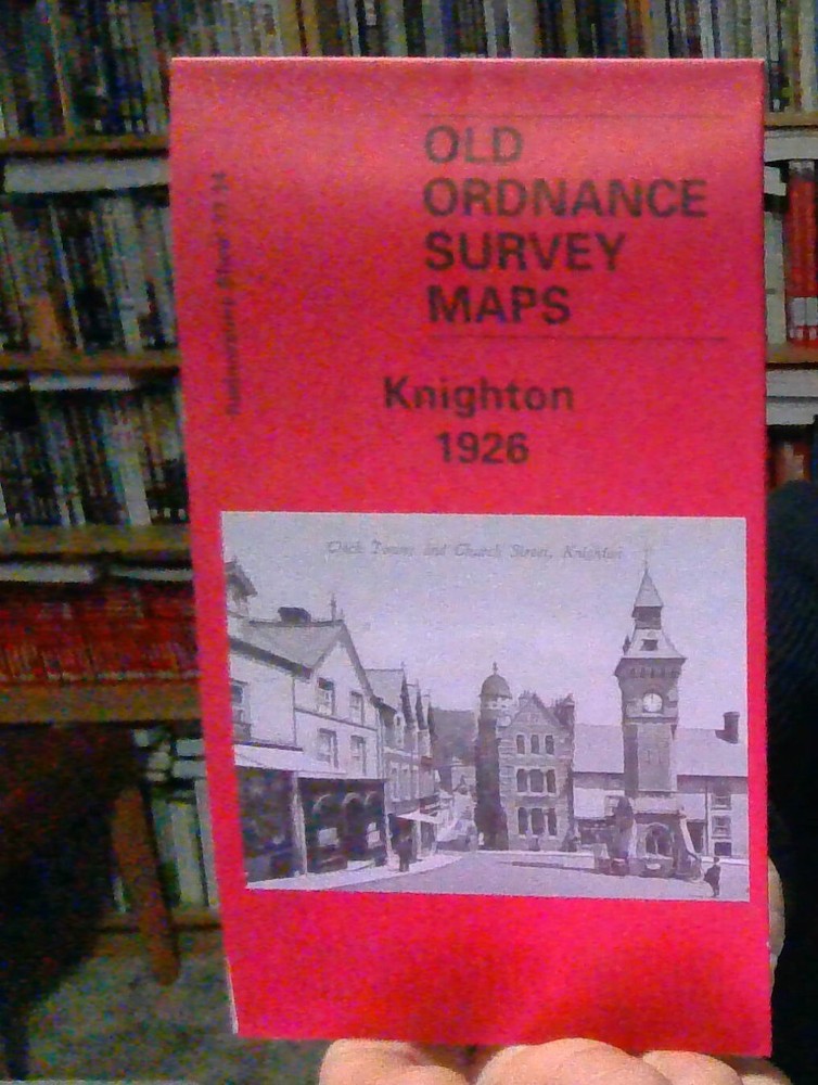 MAP OF Knighton 1926 Radnorshire Sheet 11.14 by Barrie Trinder NEW 9781841515892