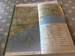 Bartholomew Handy Map of Ireland Colour Coded for Easy Reference Good Condition